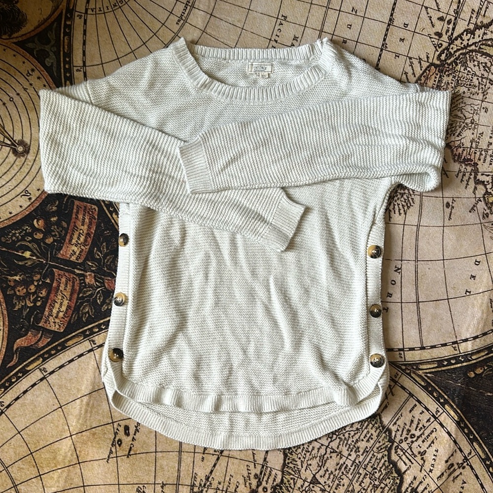 Supersoft Button Sweater US SIZE 4 (Small)